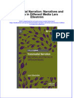 Textbook Transmedial Narration Narratives and Stories in Different Media Lars Ellestrom Ebook All Chapter PDF
