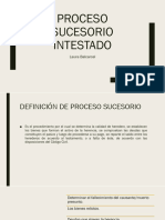 Proceso Sucesorio Intestado