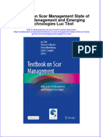 Full Chapter Textbook On Scar Management State of The Art Management and Emerging Technologies Luc Teot PDF