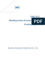 CSC-211 Multifunction Protection IED Product Guide
