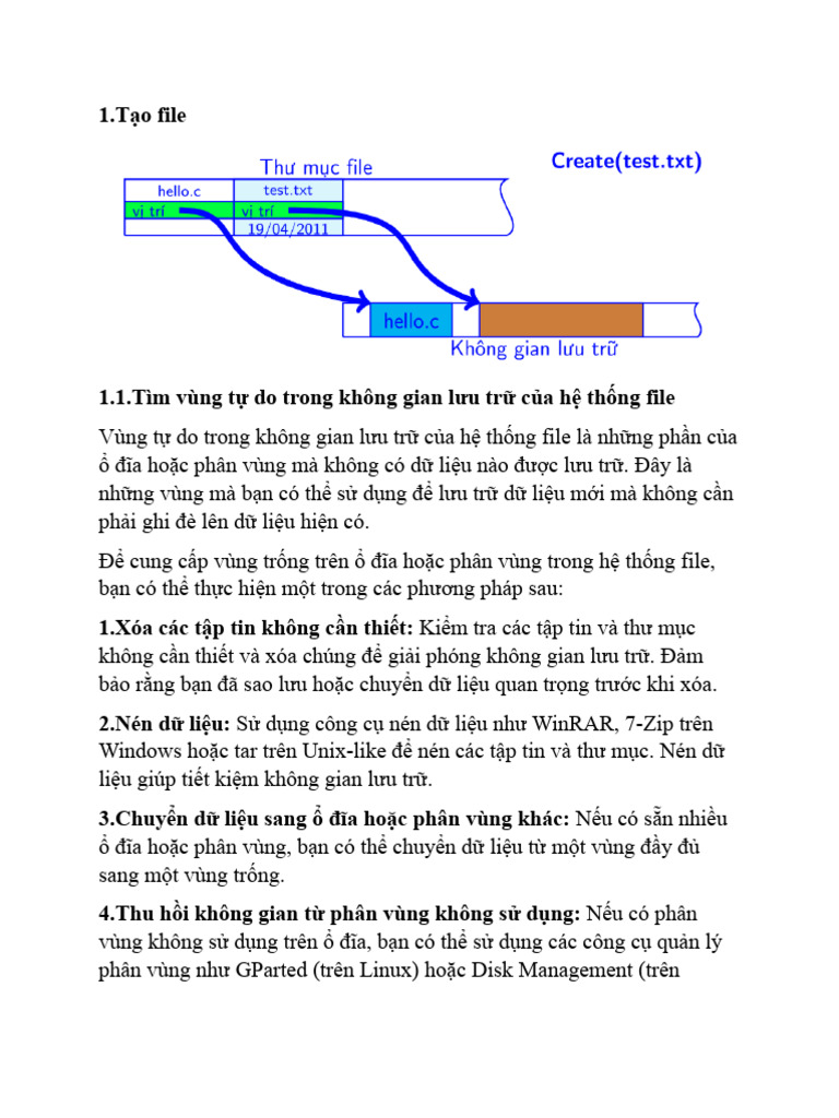 Cac Thao Tac File | PDF