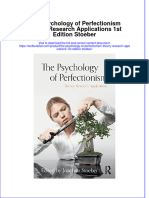 Full Chapter The Psychology of Perfectionism Theory Research Applications 1St Edition Stoeber PDF