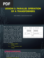 Lesson-5-Parallel-Operation-of-a-Transformer