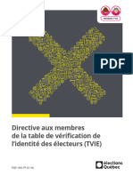 Directives Aux Membres de La Table de Verification DGE 1064 VF