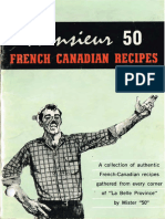 Monsieur 50 French Canadian Recipes