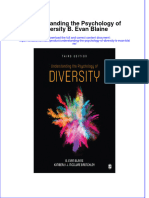 Download pdf Understanding The Psychology Of Diversity B Evan Blaine ebook full chapter 