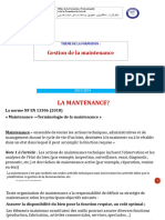 Presentation de Cours-gestion de Maintenance