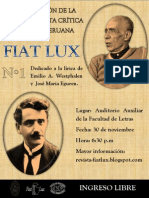 Panel de La Presentación de La Revista FIAT LUX