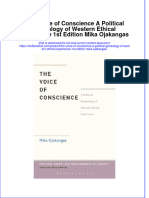 PDF The Voice of Conscience A Political Genealogy of Western Ethical Experience 1St Edition Mika Ojakangas Ebook Full Chapter