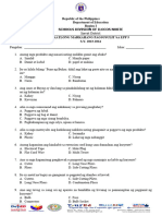 Republic of The Philippines Department of Education Region I Schools Division of Ilocos Norte Ikatlong Markahang Pagsusulit Sa Epp 5 S.Y. 2023-2024