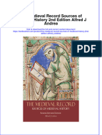 Full Chapter The Medieval Record Sources of Medieval History 2Nd Edition Alfred J Andrea PDF