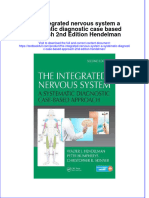 PDF The Integrated Nervous System A Systematic Diagnostic Case Based Approach 2Nd Edition Hendelman Ebook Full Chapter