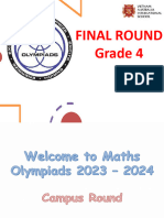 Grade 4 - Olympiad-Final Round-2023-2024