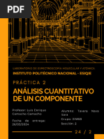 P2 - Análisis cuantitativo de un sólo componente