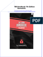 Ebffiledocnew - 475download Full Chapter The Sarm Handbook 7Th Edition Sarmsinfo PDF