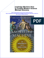 Download pdf The Knowledge Machine How Irrationality Created Modern Science Michael Strevens ebook full chapter 