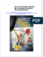 Textbook The Modern Art of High Intensity Training 1St Edition Aurelien Broussal Derval Ebook All Chapter PDF