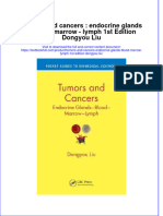 Textbook Tumors and Cancers Endocrine Glands Blood Marrow Lymph 1St Edition Dongyou Liu Ebook All Chapter PDF