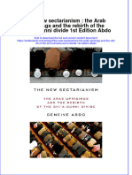 Textbook The New Sectarianism The Arab Uprisings and The Rebirth of The Shi A Sunni Divide 1St Edition Abdo Ebook All Chapter PDF
