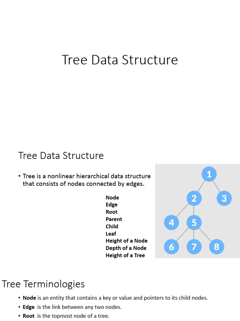 8.0 Tree Data Structure - Notes | Download Free PDF | Algorithms ...