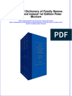 Textbook The Oxford Dictionary of Family Names in Britain and Ireland 1St Edition Peter Mcclure Ebook All Chapter PDF