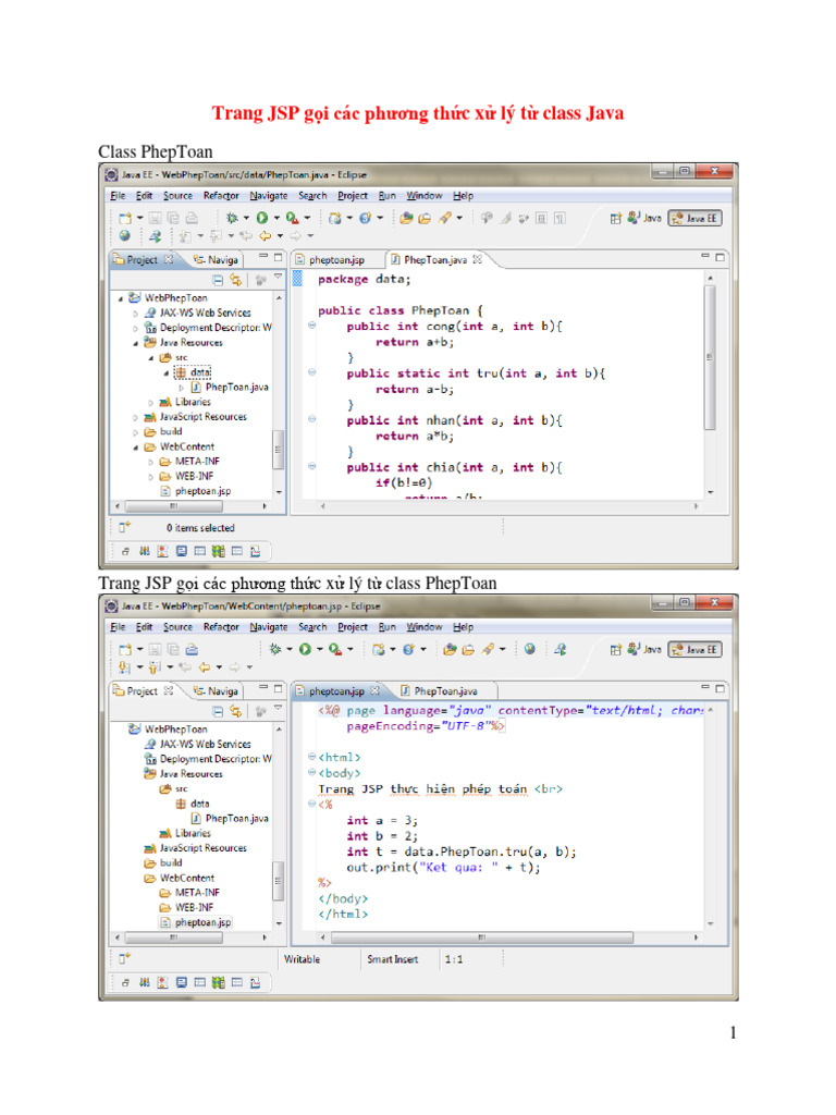 JSP and Class Java | PDF