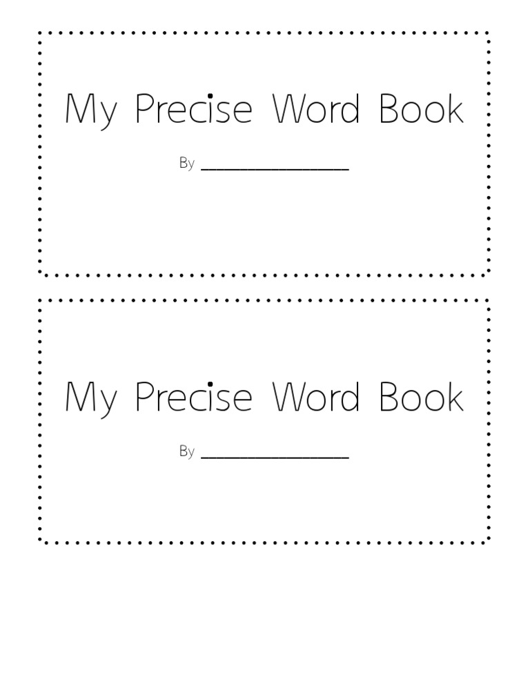 My Precise Word Book | PDF