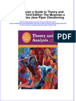 PDF The Musician S Guide To Theory and Analysis Third Edition The Musician S Guide Series Jane Piper Clendinning Ebook Full Chapter