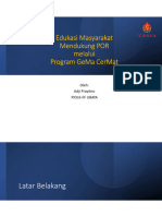 Edukasi Masyarakat Mendukung POR - Kirim