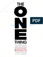 The One Thing by Gary Keller-Hindi