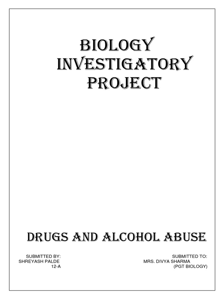 Understanding Drug and Alcohol Abuse | PDF | Substance Abuse | Heroin