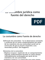 4 Fuentes del Derecho - Costumbre - Jurisprudencia - Doctrina