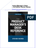 Download full chapter The Product Managers Desk Reference 3Rd Edition Steven Haines pdf docx