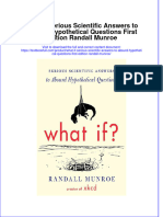 Download pdf What If Serious Scientific Answers To Absurd Hypothetical Questions First Edition Randall Munroe ebook full chapter 