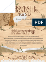 Perspektif Mengajar IPS, PKN D SD