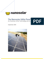 Nano Solar Utility Panel Whitepaper