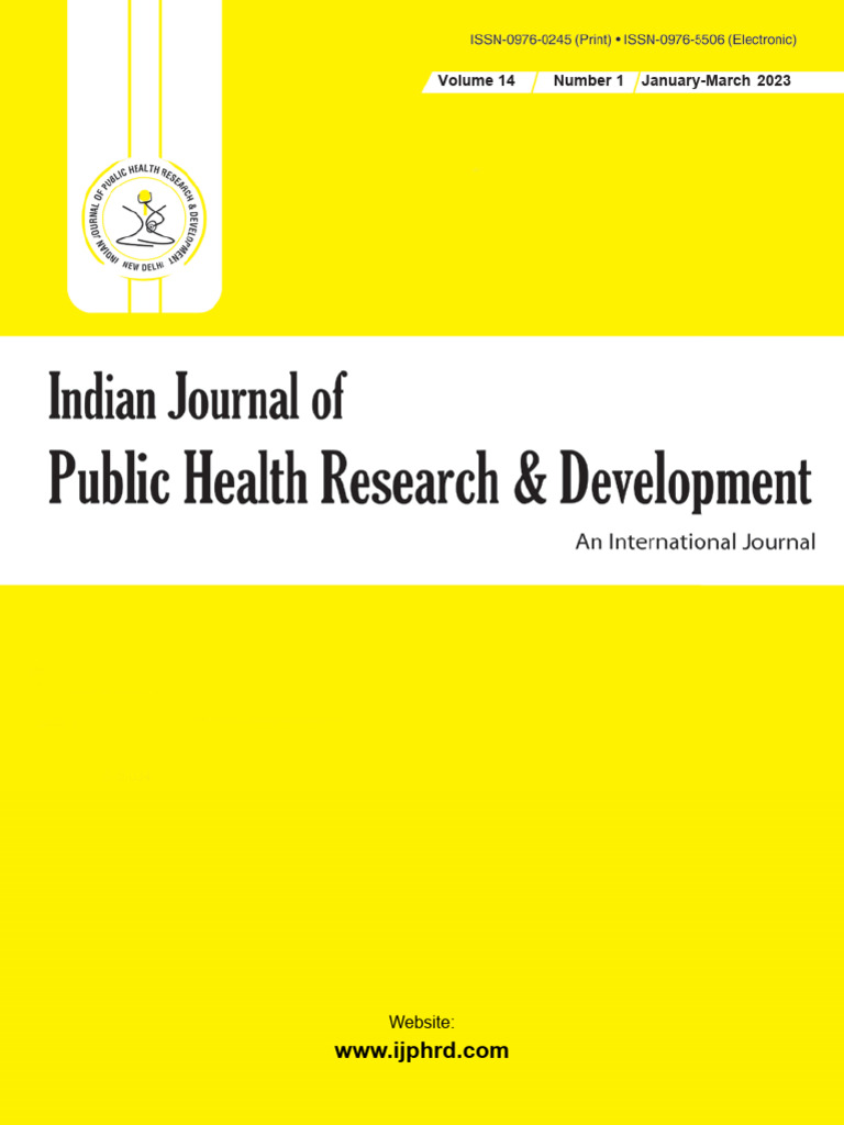 メル IJPHRD Vol 14 No 1 January-March 2023 With DOI - Final | PDF