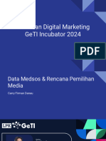 Materi Pelatihan Digital Marketing GeTI Incubator 2024