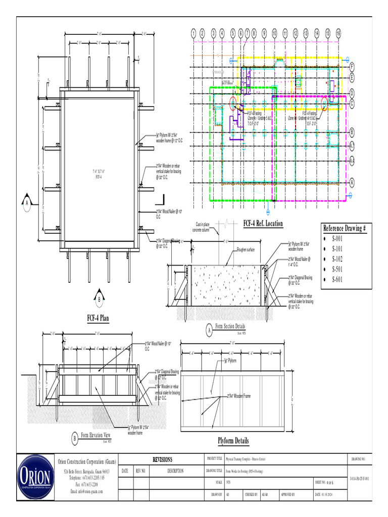 Plyform and Bracing Details for FCF-4 | PDF