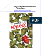 Full Chapter The Relativity of Deviance 5Th Edition John Curra PDF