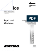 Maytag Amana Top Load Washer Service Manual