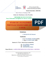 Etude de l’Écoulement de Particule Solide Dans Un Fluide à Seuil - Mourad BOURAMTANE