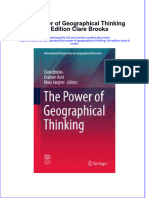 Textbook The Power of Geographical Thinking 1St Edition Clare Brooks Ebook All Chapter PDF