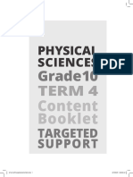 GR 10 Term 4 2019 Physical Sciences Content Booklet