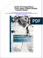 Download pdf Transpacific Correspondence Dispatches From Japan S Black Studies Yuichiro Onishi ebook full chapter 