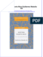 Textbook Writing Puerto Rico Guillermo Rebollo Gil Ebook All Chapter PDF