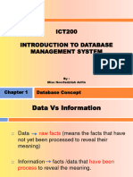 Chapter 1 Database Concept  