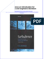 Download pdf Turbulence An Introduction For Scientists And Engineers Davidson ebook full chapter 