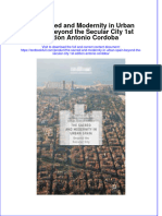Textbook The Sacred and Modernity in Urban Spain Beyond The Secular City 1St Edition Antonio Cordoba Ebook All Chapter PDF