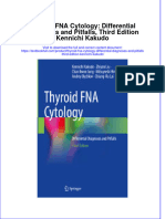 Download full chapter Thyroid Fna Cytology Differential Diagnoses And Pitfalls Third Edition Kennichi Kakudo pdf docx
